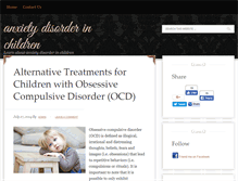 Tablet Screenshot of anxietydisorderinchildren.com